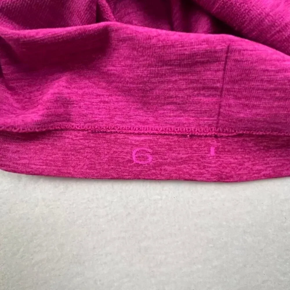 Lululemon Pink Heathered Racerback Workout Tank Top Women’s Size 6 Athletic